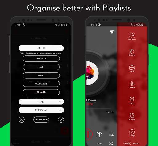 Crimson Music Player - MP3, Ly screenshot 8