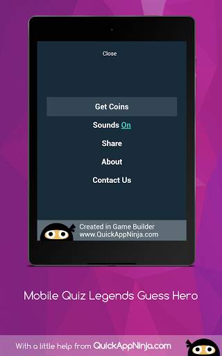 Mobile Quiz Legends : Guess Hero screenshot 9