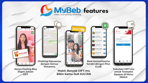 Sosial Media Terkini Gratis Jutaan Gift - MyBeb screenshot 7