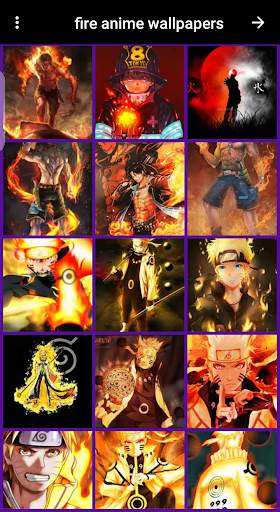 fire anime wallpapers screenshot 1