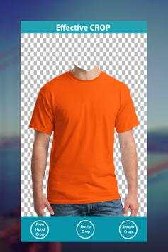Men T-Shirt Photo Suit Editor 1 تصوير الشاشة