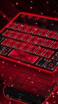Red and Black Keyboard Theme screenshot 1