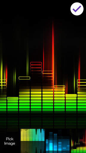 Equalizer Lock Screen Galaxy screenshot 3