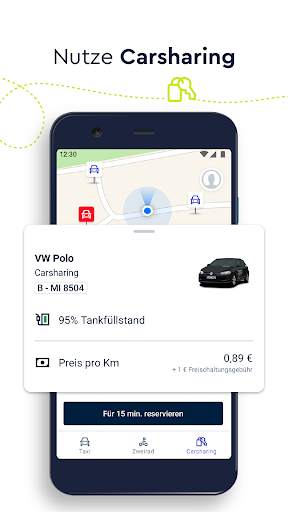 FREE NOW (mytaxi) - Taxi, Voi, TIER, MILES, emmy screenshot 6