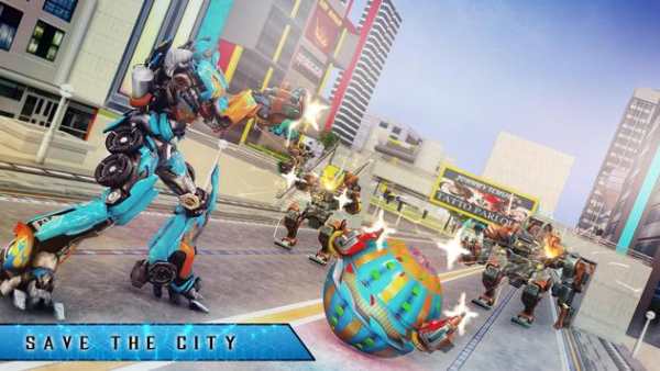 Masa depan Robot Bola Menyerang Perang Transformas screenshot 2