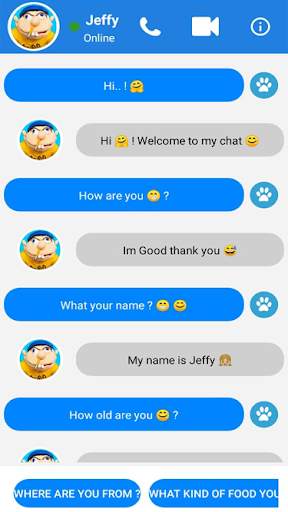 Jeffy Video Call & Chat Simulator Prank screenshot 2