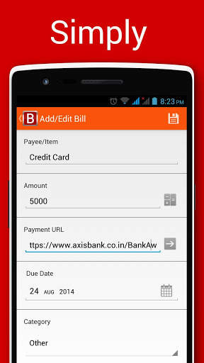 Bills Reminder screenshot 4