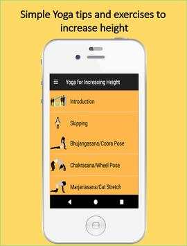 Yoga and Exercises to Increase Height Naturally screenshot 1