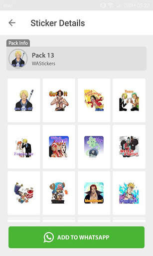 Anime Sticker For WhatsApp - Manga WAStickerApps screenshot 2