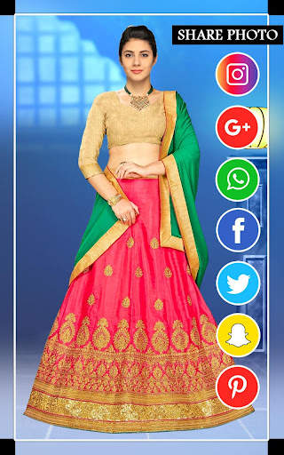 Chaniya Choli Photo Suit Editor screenshot 4