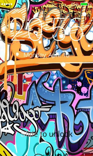 Graffiti Lock Screen screenshot 5