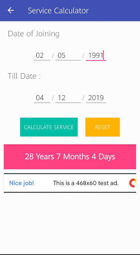 Date and Time Calculator : Age/Service/Time/Date screenshot 4
