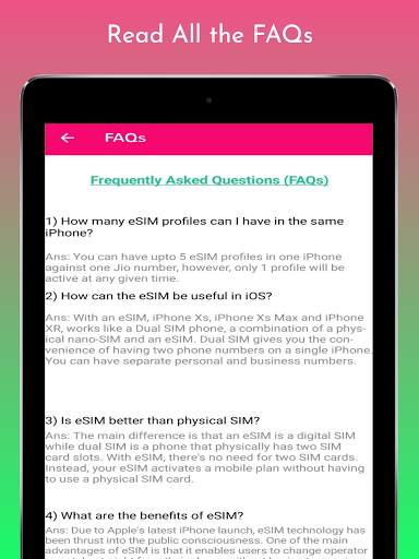 eSim - Apply Free eSim screenshot 11