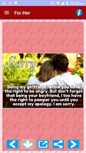 Sorry Cards & Picture Messages screenshot 2