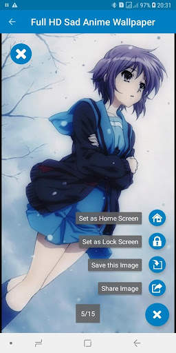 Full HD Sad Anime Wallpaper screenshot 6