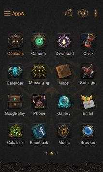 Darkness GO Launcher Theme screenshot 2