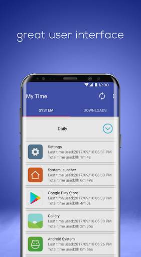 My Time - System Usage Stats screenshot 1