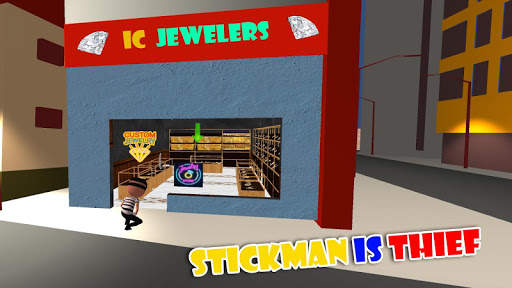 Stickman Jewel Thief Simulator game screenshot 2