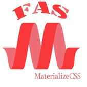 FAS Materialize CSS icon