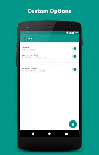 SideLock - Screen Lock Widget screenshot 1