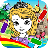 Princess Sofia Coloring Game icon