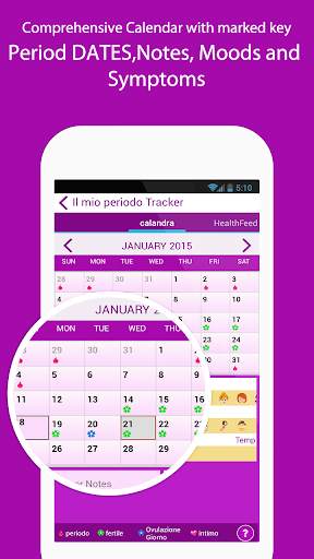 mio periodo Tracker / Calendar screenshot 5