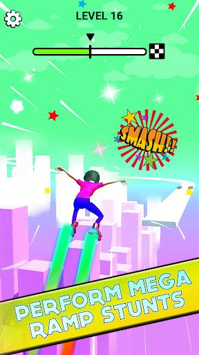 Super Sky Roller - Sky Skating Game screenshot 1