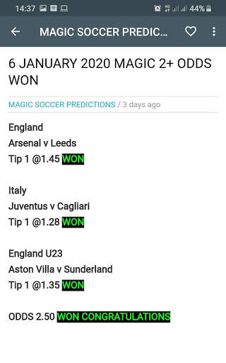 MAGIC SOCCER PREDICTI0NS screenshot 3