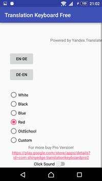 Translation Board Keyboard Fre screenshot 5