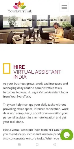 YourEveryTask - Virtual Assistant Services 1 تصوير الشاشة