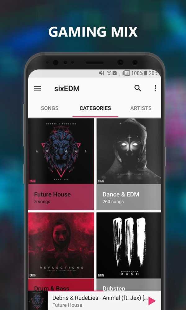 sixEDM - Free EDM Music screenshot 1