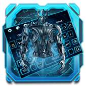 Neon Robot Keyboard 10001002