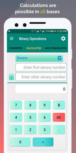 Total Binary Operations: Converter and Calculator скриншот 2