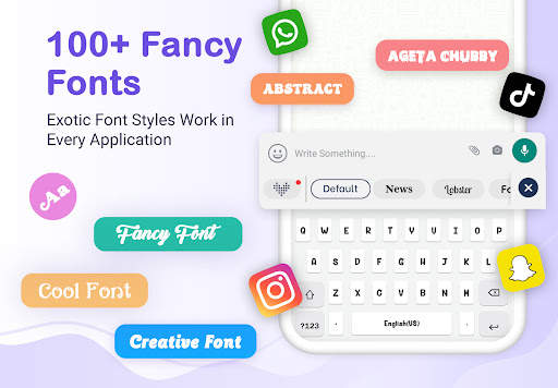 My Photo Keyboard themes, Font screenshot 7