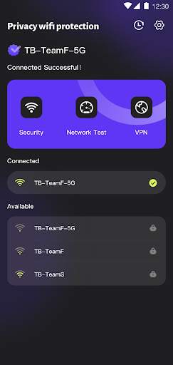Privacy wifi protection screenshot 1