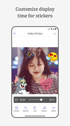Video Sticker Editor (Add Icon, Sticker On Video) screenshot 3