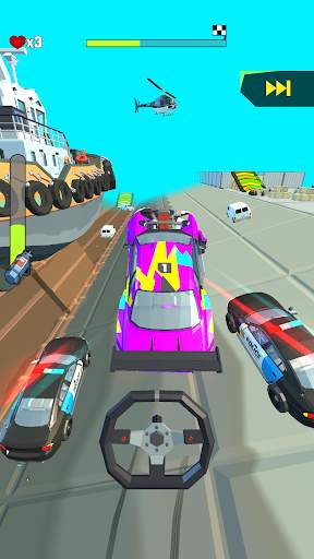 Crazy Rush 3D - Araba Yarışı screenshot 3
