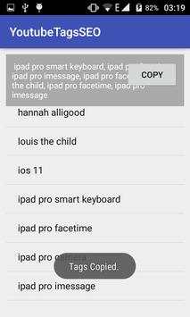 Youtube Tags SEO screenshot 3