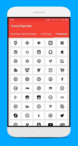 Icons Exporter 5 تصوير الشاشة