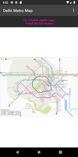 Delhi Metro Map 1 تصوير الشاشة
