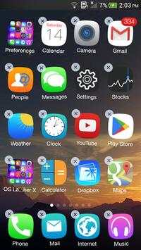 OS Launcher X for Android screenshot 3