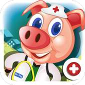 Dr. Pig's Hospital - Kids Game logo