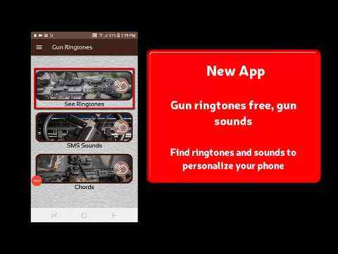 Gun ringtones free, gun sounds screenshot 1