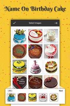 Name On Birthday Cake 1 تصوير الشاشة