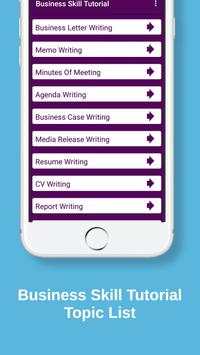 Business Skill Tutorial screenshot 6