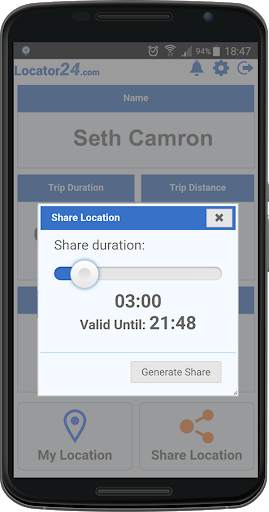 Locator24 - Share Your Route screenshot 3