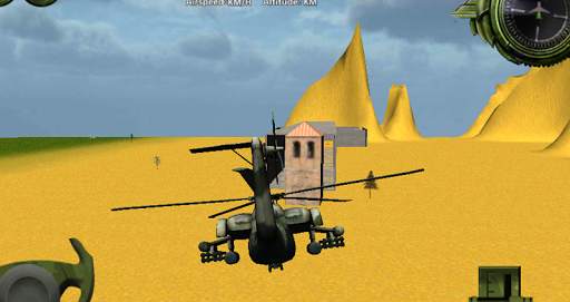 Combat helicopter 3D flight screenshot 7