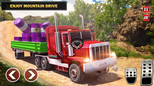 Real Cargo Truck Transport Driving Simulator screenshot 5