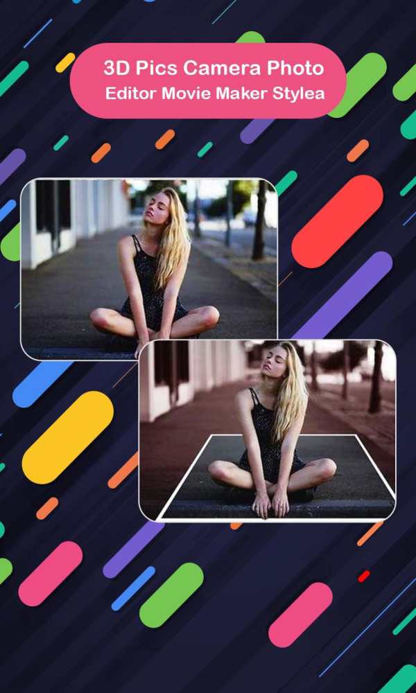 3D Pics Camera Photo Editor Movie Maker Style screenshot 6