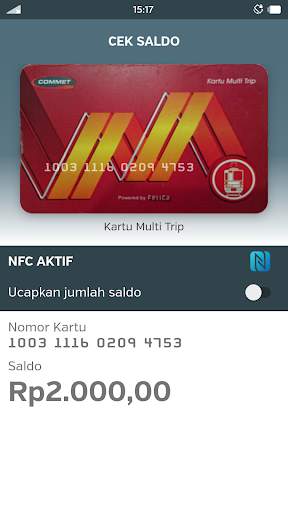 Cek Saldo Kartu Uang Elektronik स्क्रीनशॉट 7